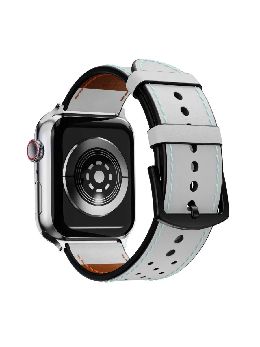 Ремешок для Apple Watch из натуральной кожи Waloo — изображение 2 из 5, белый