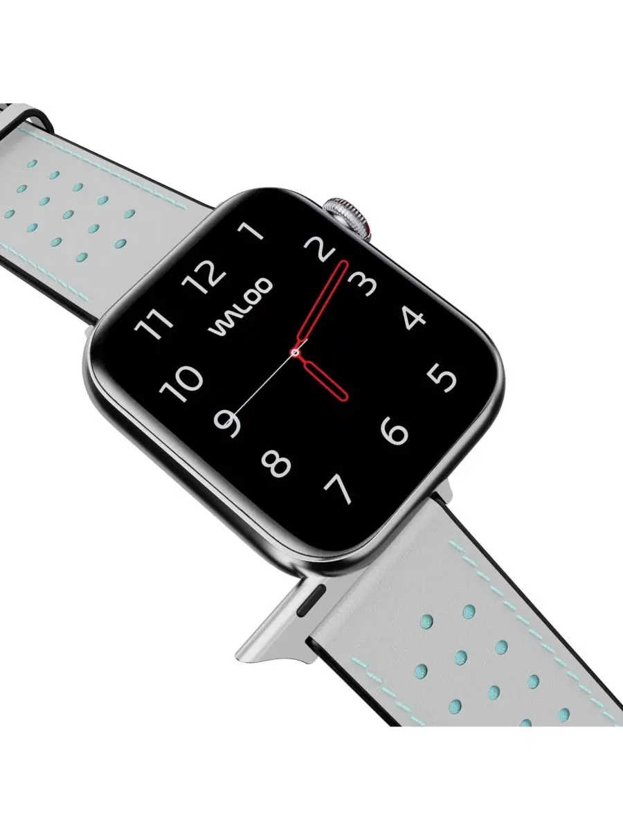 Ремешок для Apple Watch из натуральной кожи Waloo — изображение 4 из 5, белый