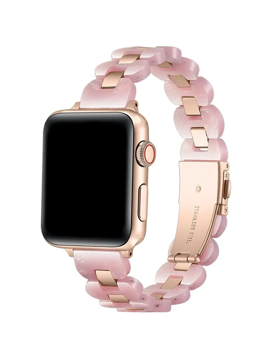 Браслет для Apple Watch Aria Scalloped Resin Stainless Steel Band Posh Tech