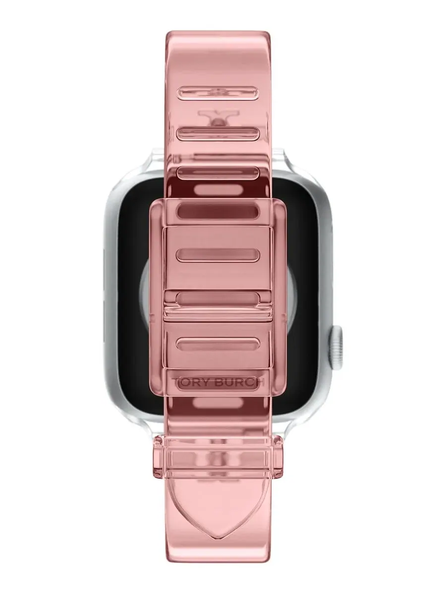 Ремешок для Apple Watch с застежкой-пряжкой Tory Burch — изображение 4 из 10, розовый
