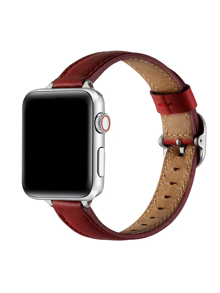 Ремешок Carmen из натуральной кожи для Apple Watch Posh Tech — изображение 2 из 4, красный
