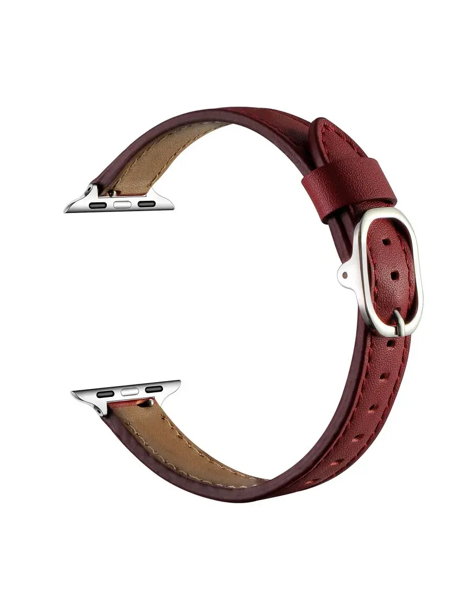 Ремешок Carmen из натуральной кожи для Apple Watch Posh Tech — изображение 3 из 4, красный
