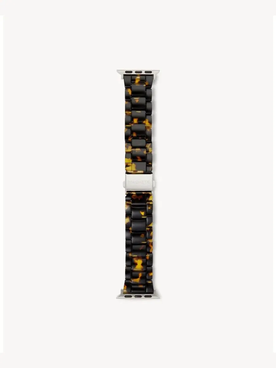 Ремешок для Apple Watch из итальянского ацетата, с комплектом для регулировки Machete — изображение 2 из 3, коричневый