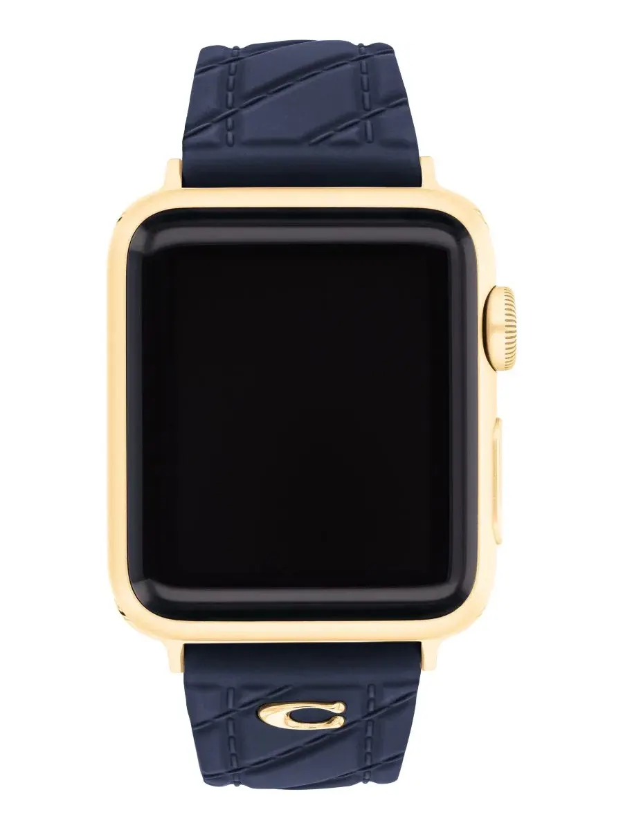 Ремешок для Apple Watch из силикона Navy, 38/40/41 мм COACH