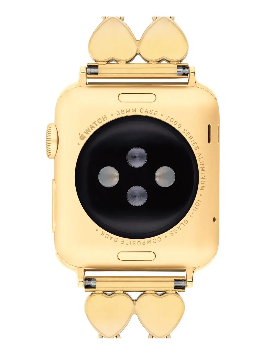 Браслет для Apple Watch с кристаллами, сталь с золотым покрытием COACH — изображение 2 из 5, золото