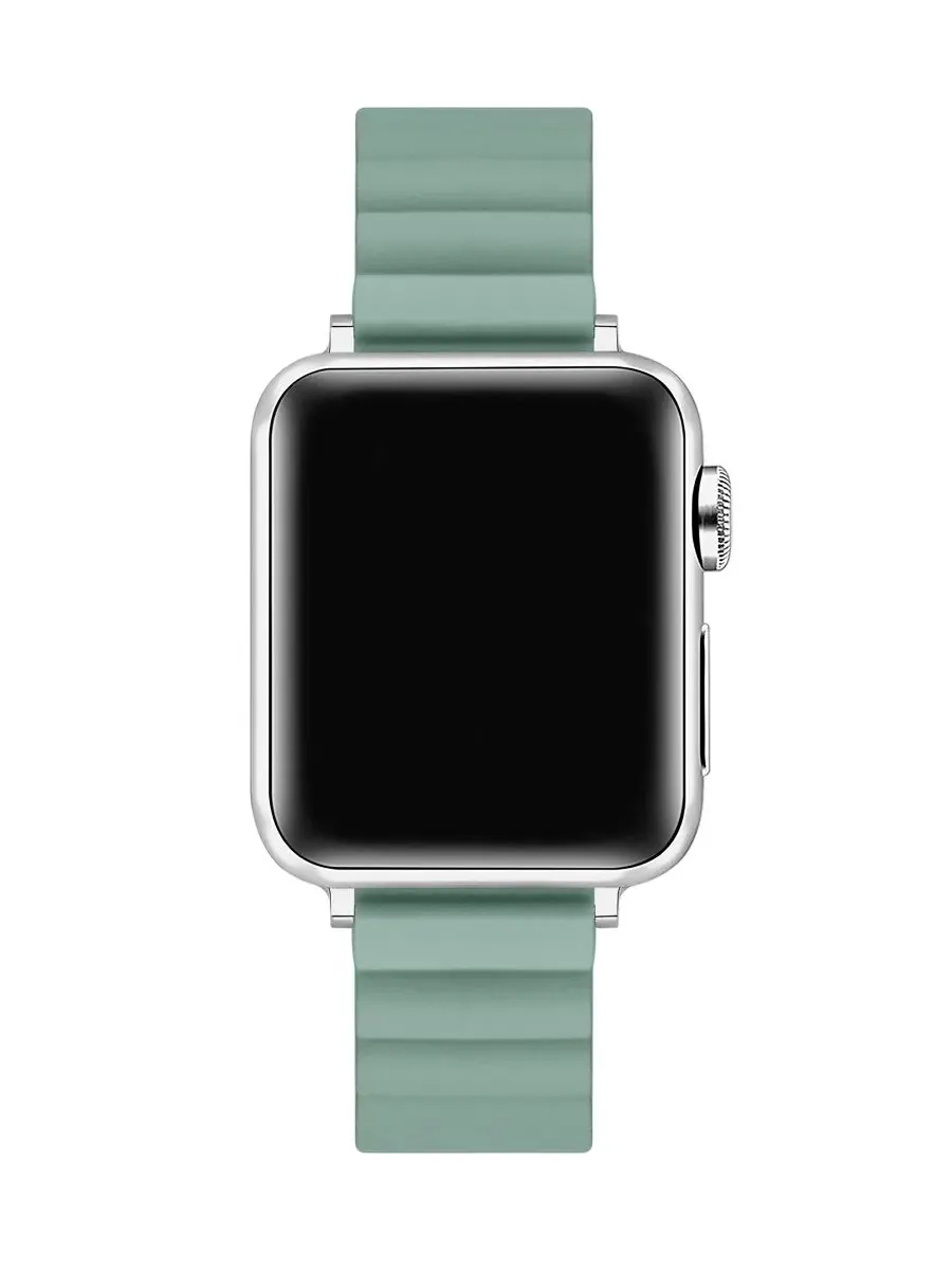 Магнитный силиконовый ремешок для Apple Watch Posh Tech — изображение 2 из 4, зеленый
