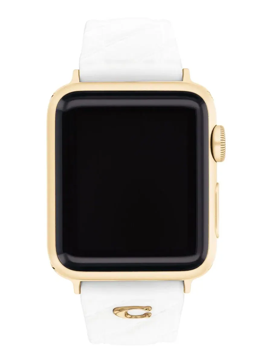 Ремешок для Apple Watch из силикона, 38/40/41 мм COACH