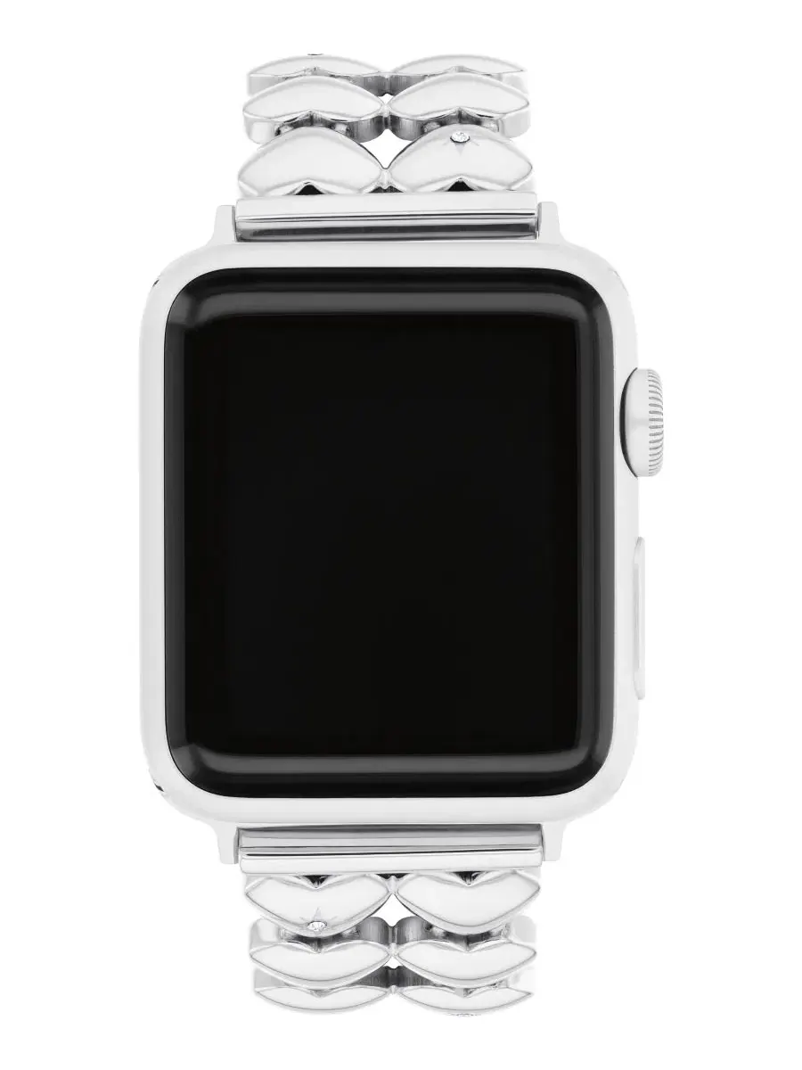 Браслет из нержавеющей стали с кристаллами для Apple Watch COACH