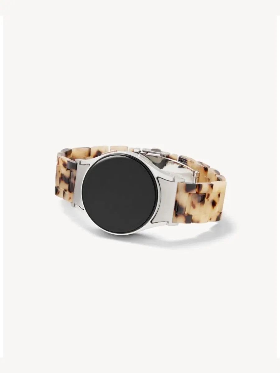 Ремешок для Samsung Galaxy Watch 7, из итальянского ацетата Machete, Blonde Tortoise — изображение 2 из 2