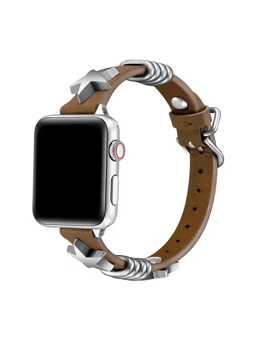 Ремешок для Apple Watch Austin Star Leather Posh Tech — изображение 2 из 4, овсяное молоко