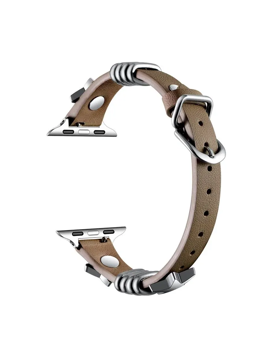 Ремешок для Apple Watch Austin Star Leather Posh Tech — изображение 3 из 4, овсяное молоко