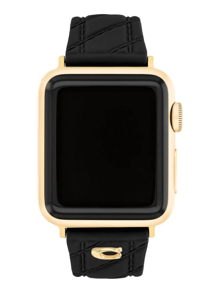 Ремешок для Apple Watch из силикона, 38/40/41 мм COACH