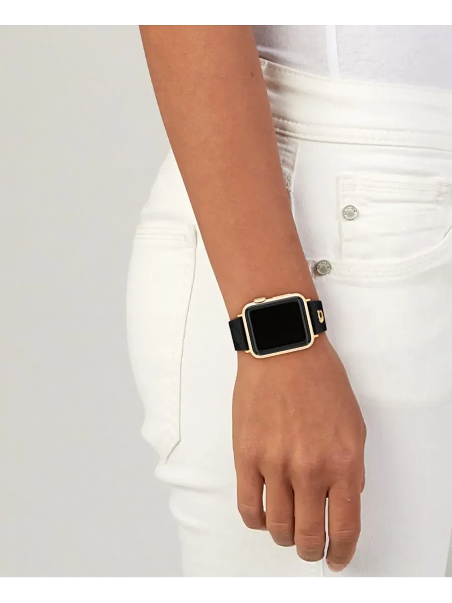 Ремешок для Apple Watch из силикона, 38/40/41 мм COACH — изображение 5 из 5, черный