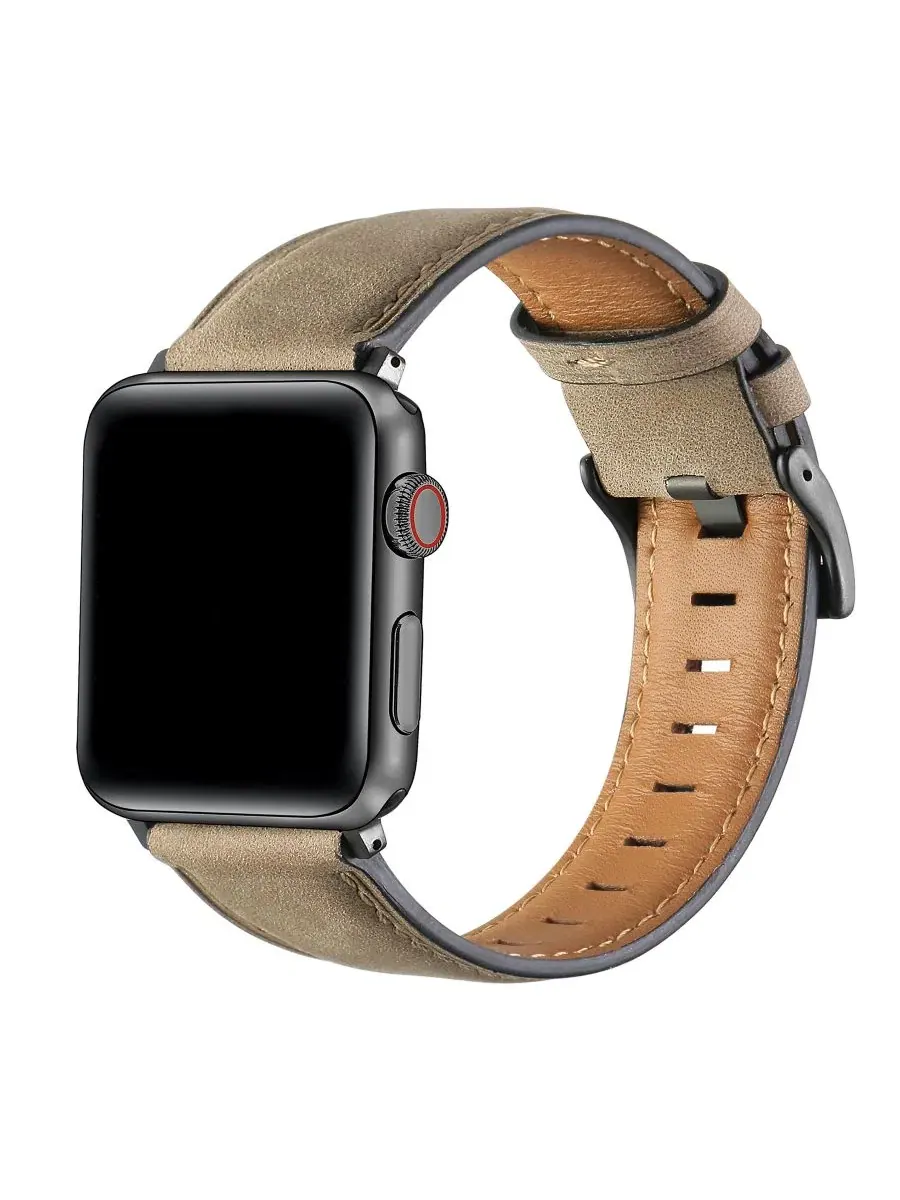 Ремешок Hunt из состаренной кожи для Apple Watch Posh Tech — изображение 2 из 4, коричневый