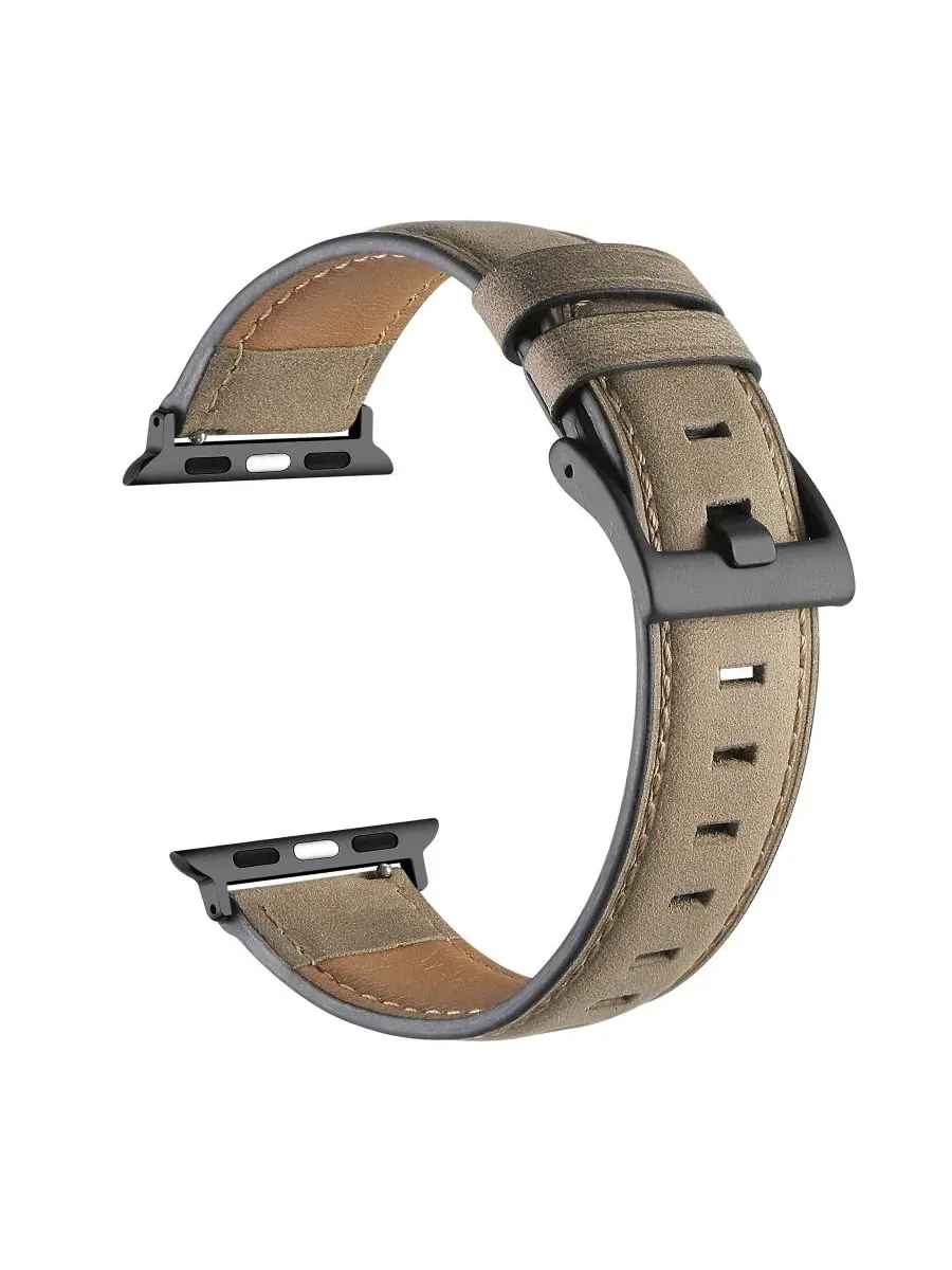 Ремешок Hunt из состаренной кожи для Apple Watch Posh Tech — изображение 3 из 4, коричневый