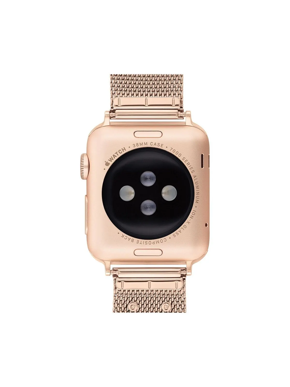 Сетчатый браслет из розового золота, 38/40/41 мм, ремешок для apple watch COACH — изображение 3 из 4, розовый золотистый