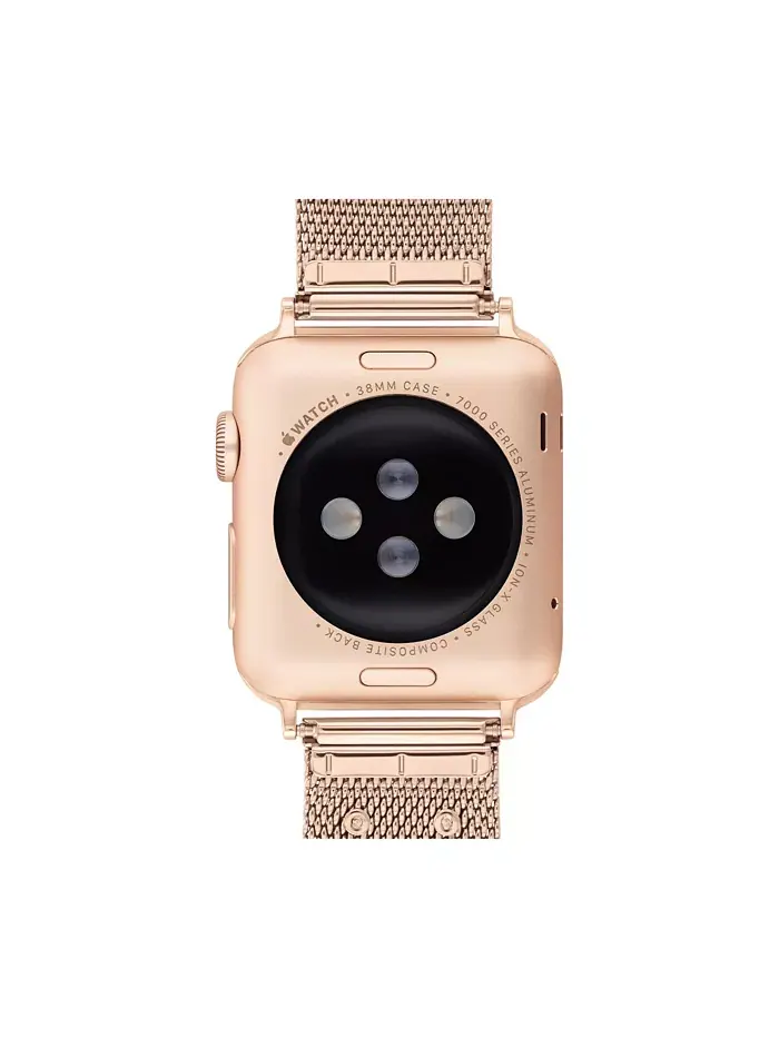 Браслет для Apple Watch 38/40/41 мм из сетки розового золота COACH — изображение 3 из 4