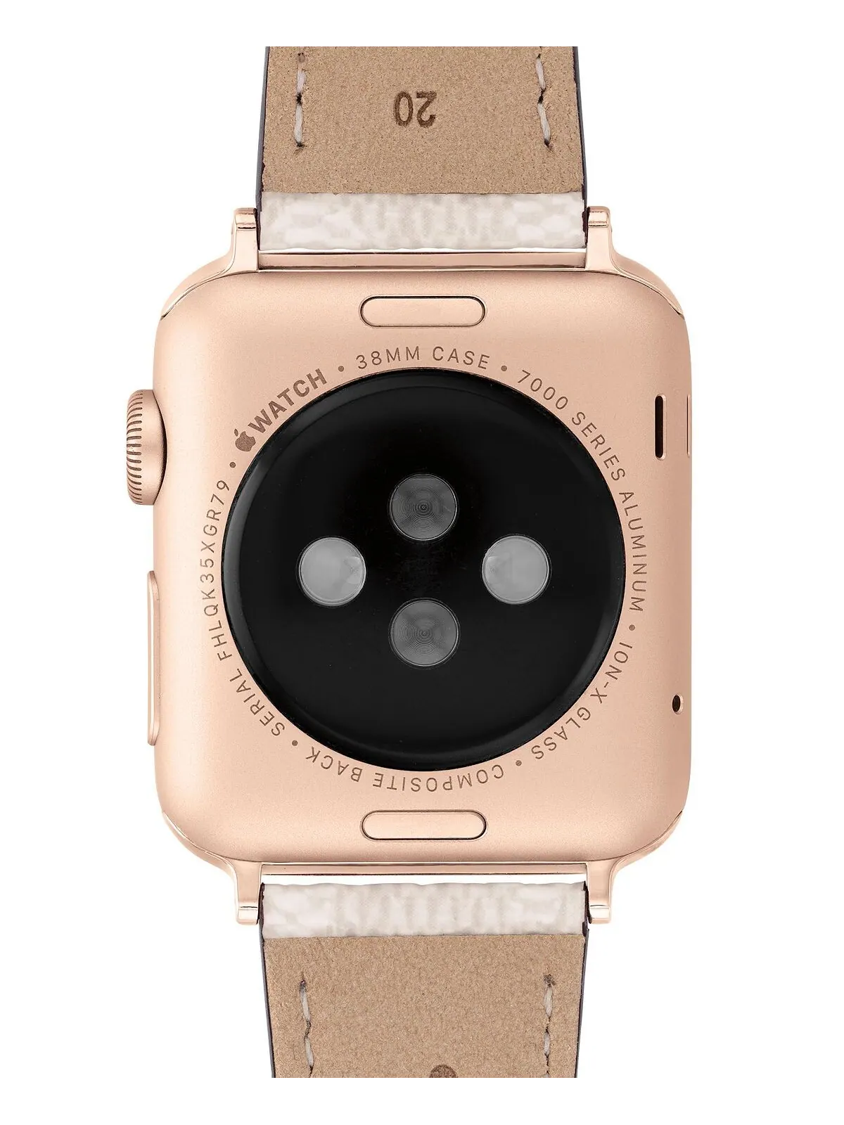 Ремешок из песочного холста 38/40/41 мм ремешок для apple watch COACH — изображение 3 из 4, бежевый