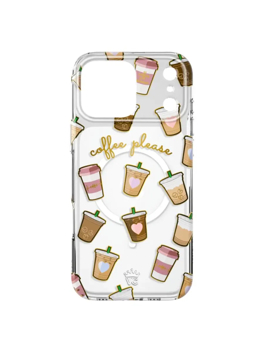 Чехол для iPhone 17 Pro Max с MagSafe, модель Coffee First Velvet Caviar, Open Miscellaneous — изображение 4 из 7