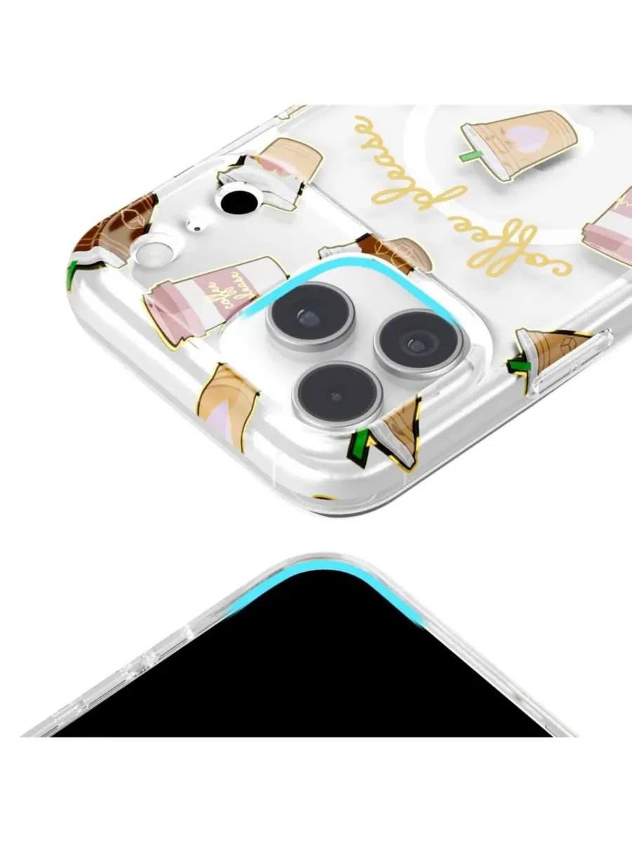 Чехол для iPhone 17 Pro Max с MagSafe, модель Coffee First Velvet Caviar, Open Miscellaneous — изображение 6 из 7
