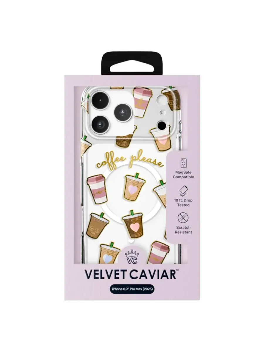 Чехол для iPhone 17 Pro Max с MagSafe, модель Coffee First Velvet Caviar, Open Miscellaneous — изображение 7 из 7