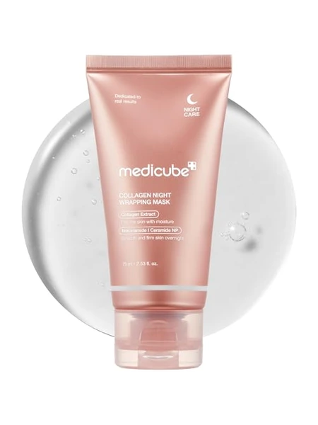 medicube Collagen ночная маска-пленка для упругости кожи — розовый