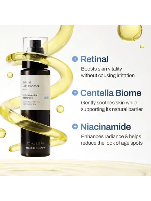 MEDITHERAPY Retinal Skin Booster — сыворотка для сияния кожи, 5.07 жидких унций — изображение 5 из 6