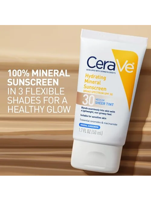 CeraVe Hydrating Mineral Sunscreen SPF 30 — крем — 3