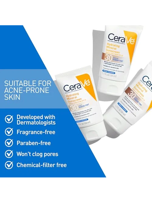 CeraVe Hydrating Mineral Sunscreen SPF 30 — крем — 5