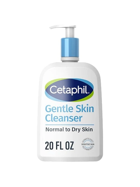 Cetaphil гель для очищения лица, 20 oz — белый