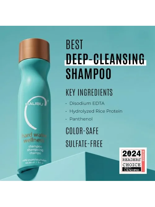 Malibu C Hard Water Wellness шампунь очищающий для жёсткой воды — 2