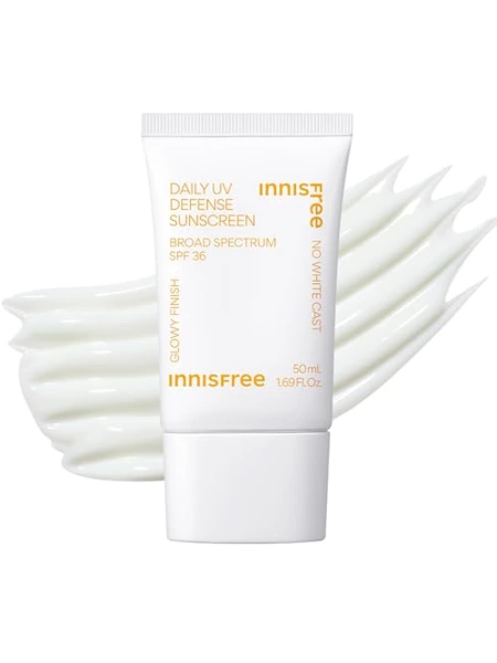 Innisfree Daily UV Defense - солнцезащитный крем SPF 50+ PA++++ 50 мл
