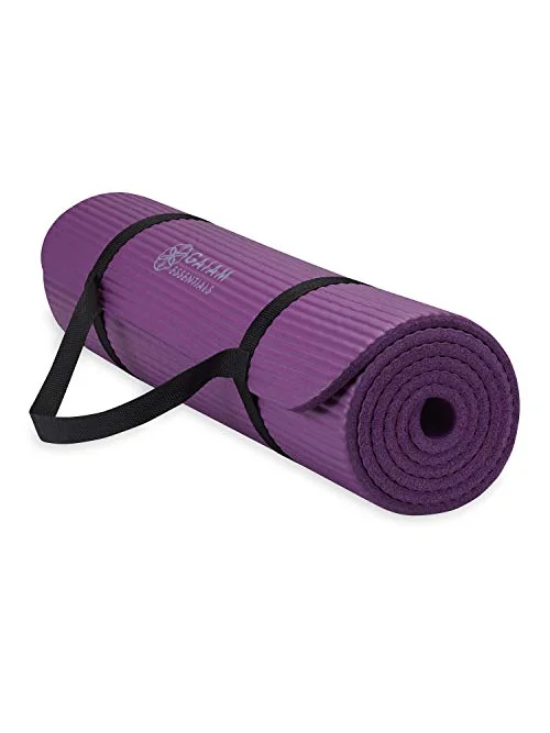 Gaiam Essentials коврик для йоги 10mm — изображение 1 из 6, голубой