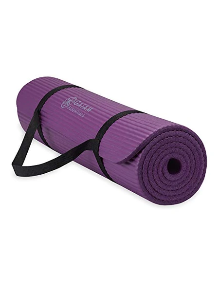 Gaiam Essentials коврик для йоги 10mm — голубой