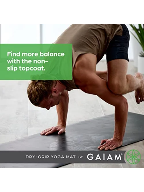 Коврик для йоги Gaiam мраморный 5 мм толщина — 5