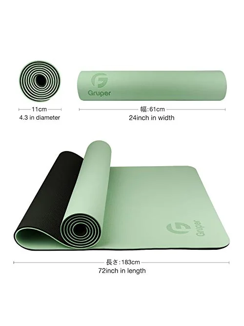 Gruper Yoga Mat коврик для йоги — изображение 5 из 6, зеленый