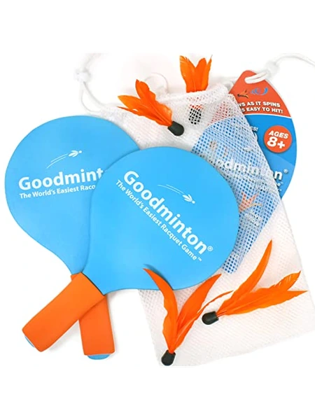 Goodminton — набор ракеток для игры: 2 ракетки и 4 волана в сумке