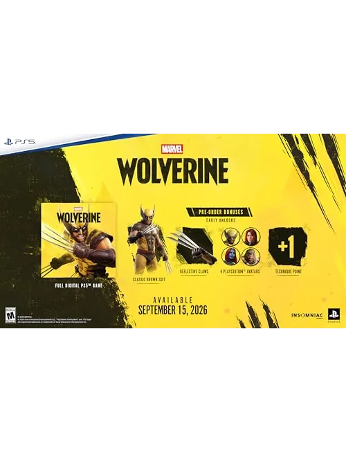 Marvel's Wolverine — видеоигра PS5 — 2