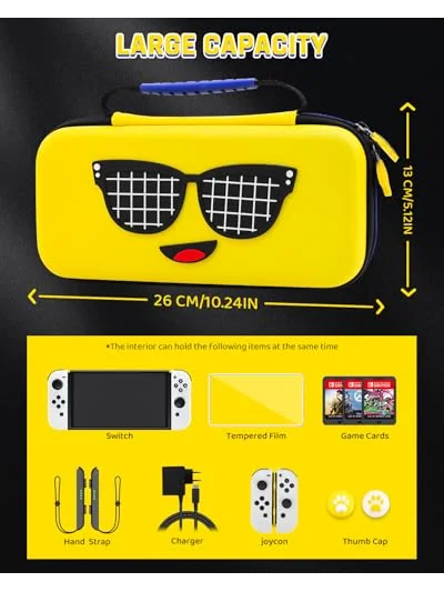 GLDRAM чехол для Nintendo Switch OLED с аксессуарами — 2