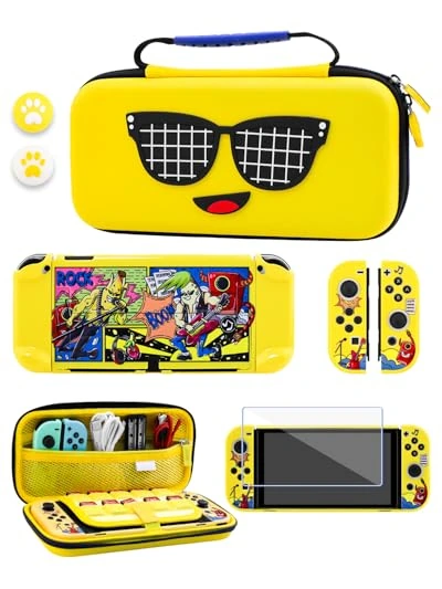 GLDRAM чехол для Nintendo Switch OLED с аксессуарами