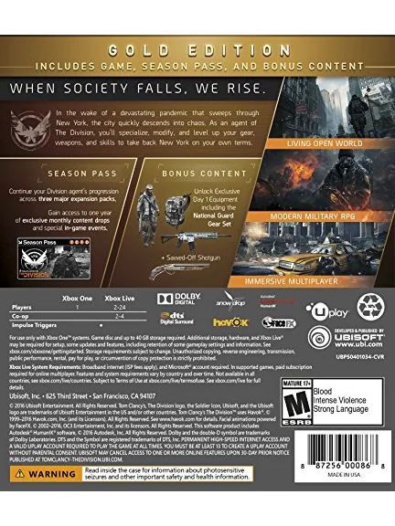 Tom Clancy's The Division Gold Edition — игра — 3