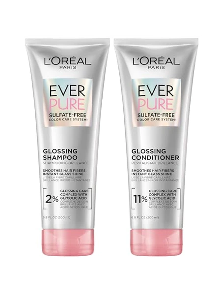 L'Oreal Paris EverPure Glossing шампунь и кондиционер набор