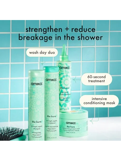 amika the kure strength repair — укрепляющий шампунь — 6