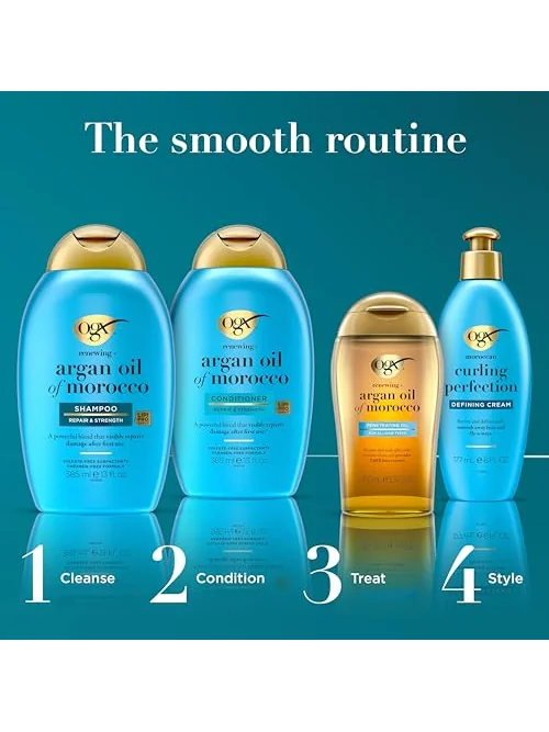OGX Argan Oil of Morocco крем для укладки вьющихся волос, 177 мл — 6
