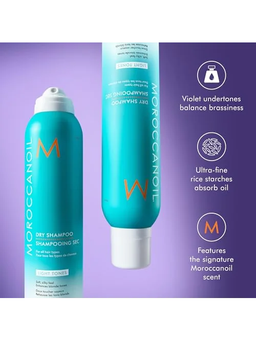 Moroccanoil сухой шампунь для светлых волос, 205 мл — 5