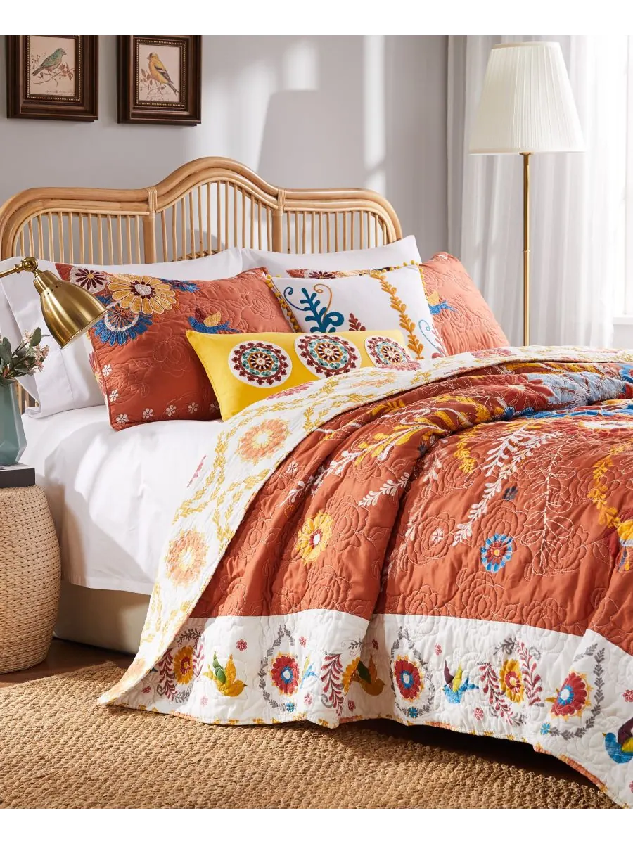 Комплект постельного белья Topanga из 3 предметов, размер Full/Queen Greenland Home Fashions — мульти