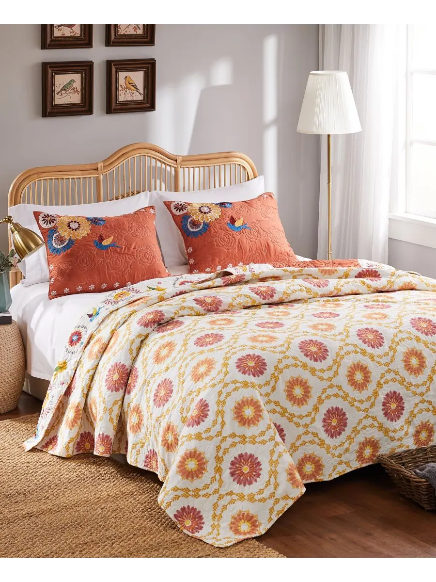 Комплект постельного белья Topanga из 3 предметов, размер Full/Queen Greenland Home Fashions — изображение 4 из 4, мульти