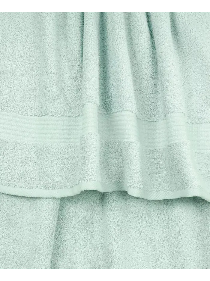 Набор полотенец для рук American Soft Linen Bekos Premium из 100% турецкого хлопка, 4 шт — изображение 3 из 3, мята