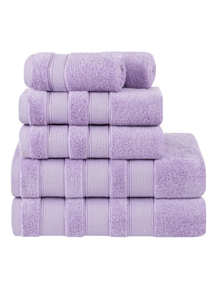 Набор банных полотенец Salem Premium из 6 предметов, 100% турецкий хлопок American Soft Linen — изображение 1 из 6