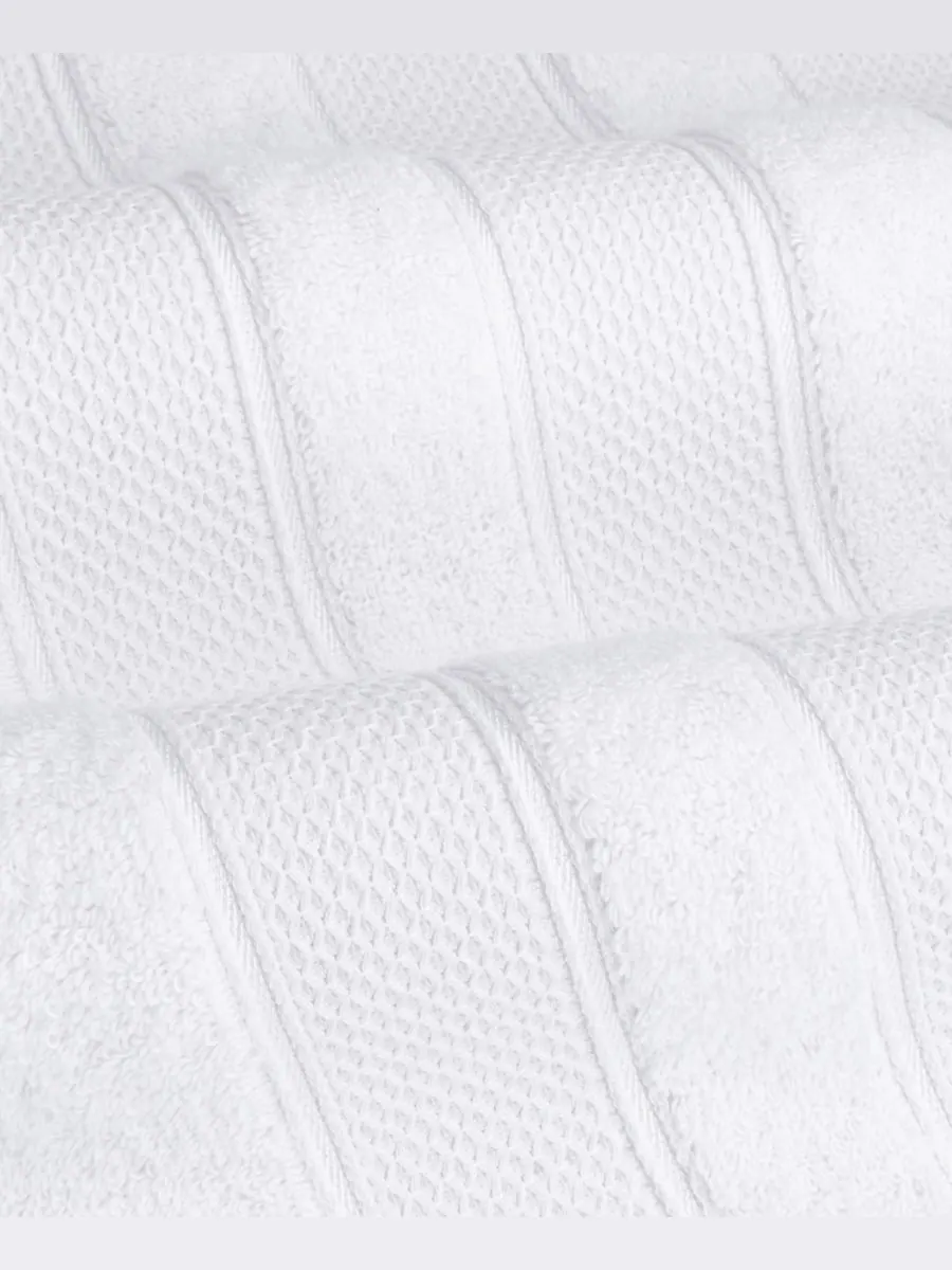 Набор банных полотенец Salem Premium из 6 предметов, 100% турецкий хлопок American Soft Linen — изображение 2 из 6, белый